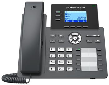 Grandstream GRP2604/ VoIP telefon/ 2,48" podsvícený grafický display/ 6x SIP/ 2x LAN/ GDMS