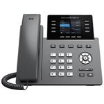 Grandstream GRP2624/ VoIP telefon/ 2,8" barevný display/ 4x SIP/ 2x LAN/ 1x USB/ PoE/ WiFi/ BT/ GDMS