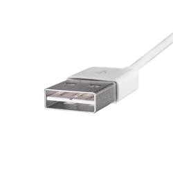 GT kabel USB pro iPhone 6/5s/5c (8pin, 2site USB) iOS 8, bílý