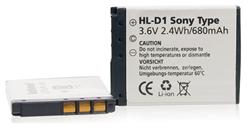 Hähnel HL-D1 - Sony NP-BD1 / NP-FD1, 680 mAh, 3.6V, 2,4Wh