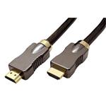High Speed HDMI kabel s Ethernetem, Ultra-HD (18G), HDMI M - HDMI M, zlacené konektory, 1m