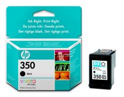 HP 350 Black Ink Cart, 4,5 ml, CB335EE (200 pages)