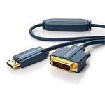 HQ OFC DisplayPort - DVI kabel, DP(M) -> DVI-D(M), 20m