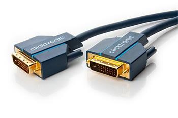 HQ OFC DVI-D kabel, DVI-D(M) - DVI-D(M), dual link, 3m