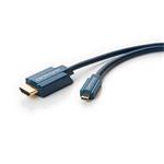 HQ OFC High Speed HDMI kabel s Ethernetem, HDMI A(M) - microHDMI D(M), 2m