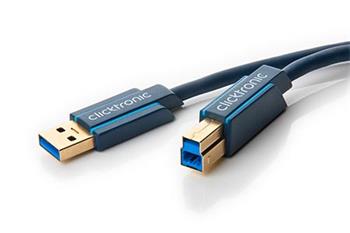 HQ OFC USB 5Gbps kabel USB3.0 A(M) - USB3.0 B(M), 3m