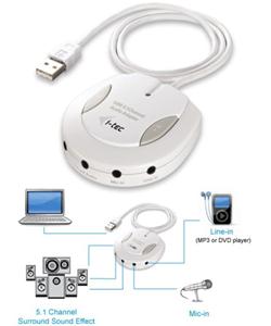 i-Tec USB/Audio 5.1 adaptér