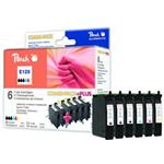 Inkoust Peach T1285 Combi Pack Plus kompatibilní barevné+3xčerný PI200-215 pro Epson Stylus S22 (3x8ml, 3x6,2ml)