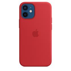 iPhone 12 mini Silicone Case with MagSafe (P.)RED