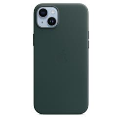 iPhone 14+ Leather Case with MagSafe- Forest Green