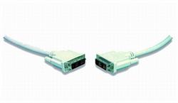 Kabel DVI-DVI, M/M, 5m DVI-D, dual link, stíněný