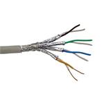 Kabel S/FTP (PiMF) kulatý, kat. 7, Eca, LSOH, 100m, drát