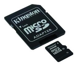 Kingston 16GB Micro SecureDigital (SDHC) Card, Class 10
