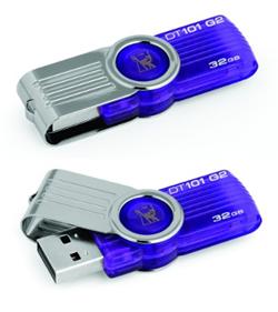 Kingston 32GB DataTraveler DT101 Gen 2 (USB 2.0) - fialový