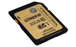Kingston 32GB SecureDigital (SDHC) UHS-I Ultimate Memory Card (Class 10)