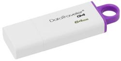 Kingston 64GB DataTraveler, USB 3.0 - Gen 4 - fialový