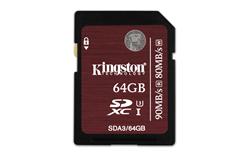 Kingston 64GB SecureDigital (SDXC) UHS-I Memory Card (Class 3)