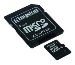 Kingston 8GB Micro SecureDigital (SDHC) Card, Class 10