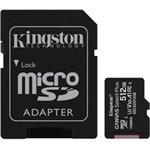 Kingston CANVAS SELECT PLUS/micro SDXC/512GB/100MBps/UHS-I U3 / Class 10/+ Adaptér