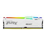 Kingston FURY Beast/DDR5/16GB/6000MHz/CL30/1x16GB/RGB/White