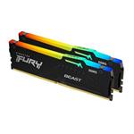 Kingston FURY Beast/DDR5/16GB/6000MHz/CL30/2x8GB/RGB/Black