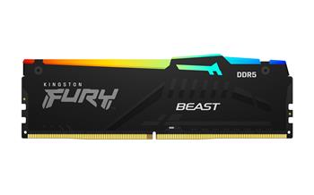 Kingston FURY Beast/DDR5/32GB/6000MHz/CL30/1x32GB/RGB/Black