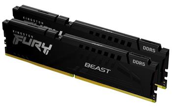 Kingston FURY Beast/DDR5/64GB/6400MHz/CL32/2x32GB/Black