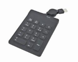 Kláv GEMBIRD KEYPAD USB numerická klávenice, flexibilní