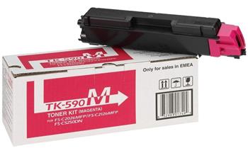 Kyocera toner TK-590M/ FS-C2026MFP/ C2126MFP/ 5 000 stran/ purpurový