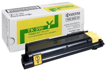 Kyocera toner TK-590Y/ FS-C2026MFP/ C2126MFP/ 5 000 stran/ Žlutý