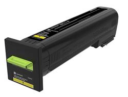 Lexmark CS820 Yellow Extra High Yield Return Program Toner Cartridge - 22 000 stran