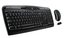 Logitech klávesnice s myší Wireless Combo MK330, CZ, černá