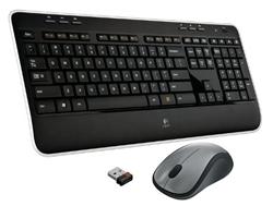 Logitech klávesnice s myší Wireless Combo MK520, CZ, USB, unifying přijímač, černá