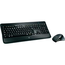 Logitech klávesnice s myší Wireless Combo MX800, US, černá