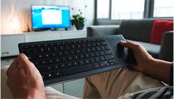 Logitech klávesnice Wireless Keyboard K830, CZ+SK (vlisováno v ČR), podsvícená, Unifying přijímač, černá - poslední kus