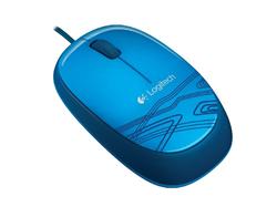 Logitech myš M105, optická, USB, 3 tlačítka, modrá