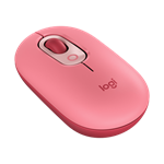 Logitech myš POP - červeno-růžová/optická/ 4 tlačítka/bezdrátová/Bluetooth/4000dpi