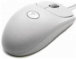 Logitech myš RX250 Optical Mouse Grey, USB/PS2, OEM, šedá