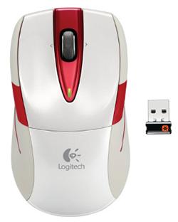 Logitech myš Wireless Mouse M525 nano, perleť. bílá, unifying přijímač