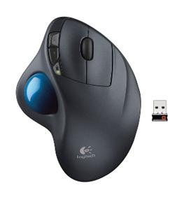 Logitech myš Wireless Mouse M570, optická, USB, unifying přijímač, 5 tlačítek, černá