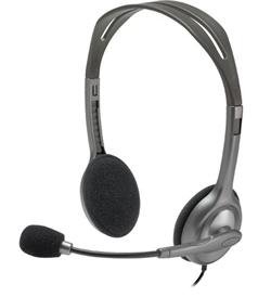 Logitech náhlavní souprava Headset H111, černá