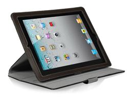 LUXA2 - Handy Accessories iPad 2 Metis Leather Stand Case (BLACK)
