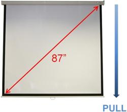 M87-S01MW Projection Screen 70"x70" (1/1) Wall & Ceiling Matt White Manual