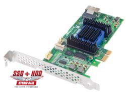 Microsemi ADAPTEC RAID 6405 Entry 6Gb/s SAS/SATA,4-port, 128MB, RAID 0/1/10/1E a JBOD,PCI-E x8 bulk