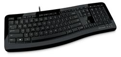 Microsoft klávesnice Comfort Curve Keyboard 3000 USB Port Czech Black