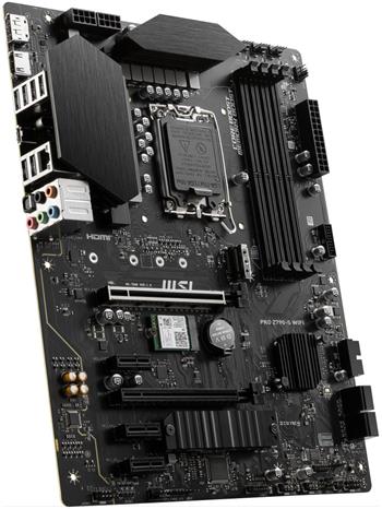 MSI PRO Z790-S WIFI / Intel Z790 / LGA1700 / 4x DDR5 / 2x M.2 / USB-C / HDMI / DP / WiFi / ATX