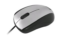 Myš C-TECH WM-02, černo-stříbrná, USB