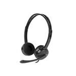 Natec HEADSET CANARY WITH MICROPHONE BLACK