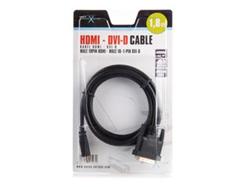Natec kabel HDMI(M)-DVI-D(M)(18+1) pozlacený 1.8m, blister