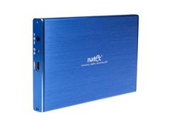 Natec RHINO LTD Externí box pro 2.5'' SATA HDD/SSD, USB 3.0,slim,hliníkový,modrý